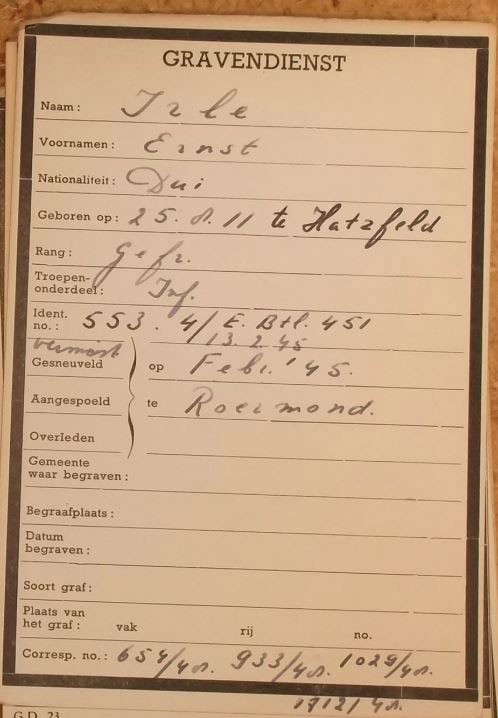 Ernst Irle Ernst Irle