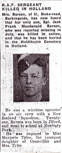 Jack Frank Macdonald Barson Jack Frank Macdonald Barson