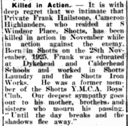 Frank Hailstone Frank Hailstone