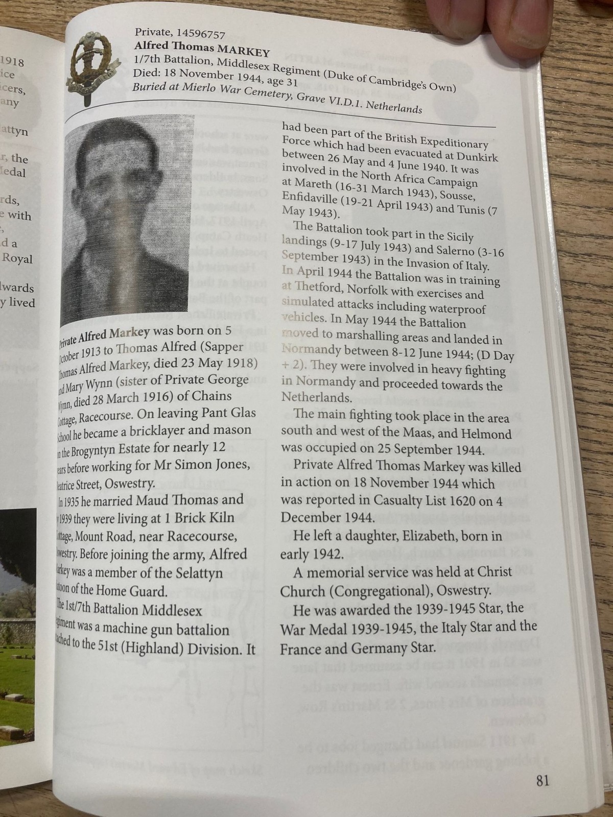 Alfred Thomas Markey Alfred Thomas Markey