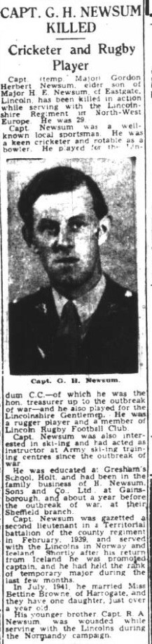 Gordon Herbert Newsum Gordon Herbert Newsum