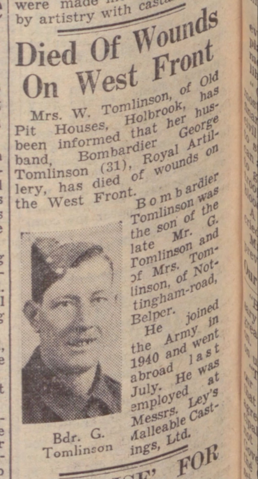 George Tomlinson George Tomlinson