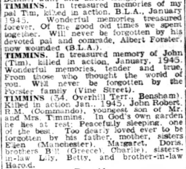 John Robert Timmins John Robert Timmins