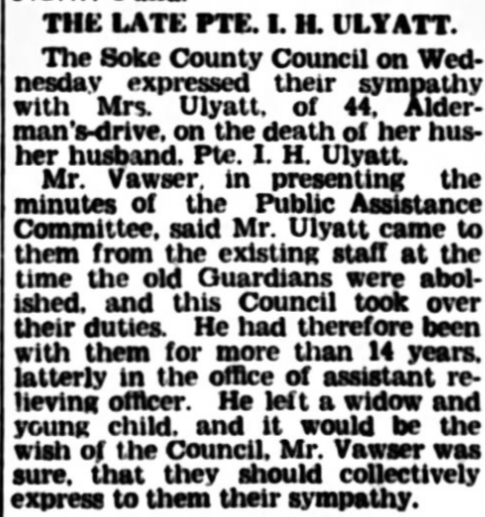 Isaac Henry Ulyatt Isaac Henry Ulyatt