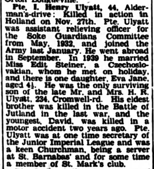 Isaac Henry Ulyatt Isaac Henry Ulyatt