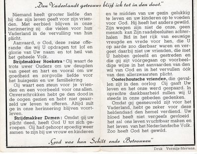 Frederikus Joannes Antonius Hoekstra Frederikus Joannes Antonius Hoekstra